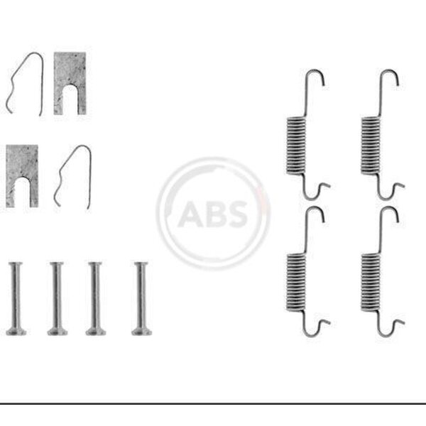 Zubehörsatz Bremsbacken hinten A.B.S. für AUDI 50