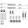 Brake shoe accessory kit Ø 295 mm A.B.S. for TOYOTA HIACE and others