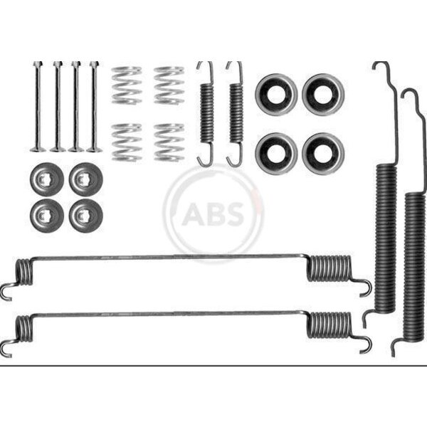 Zubehörsatz Bremsbacken hinten A.B.S. für NISSAN PATROL III/1 Hardtop