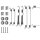 Accessory set brake shoes Ø 203 mm A.B.S. for MITSUBISHI SPACE