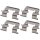 Accessory set disc brake pad A.B.S. suitable for e.g. KIA CEED