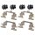 Accessory set disc brake pad A.B.S. suitable for e.g. NISSAN QASHQAI