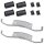 Accessory set disc brake pad A.B.S. suitable for e.g. VW ARTEON