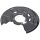 Brake disc splash plate made of aluminium A.B.S. for BMW 1 Series and others