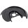 Brake disc splash plate made of sheet steel A.B.S. for VW GOLF and others