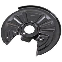 Brake disc splash guard made of sheet steel A.B.S. suitable for VW GOLF