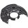 Splash plate Brake disc sheet steel Ø 290 mm A.B.S. for TOYOTA AVENSIS