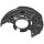 Splash plate Brake disc sheet steel Ø 290 mm A.B.S. for TOYOTA AVENSIS