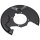 Brake disc splash guard made of sheet steel A.B.S. for TOYOTA LAND