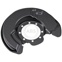 Brake disc splash guard made of sheet steel A.B.S. for TOYOTA LAND