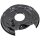 Brake disc splash guard made of sheet steel A.B.S. for TOYOTA LAND