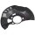 Brake disc splash guard made of sheet steel A.B.S. for TOYOTA AURIS