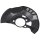 Brake disc splash guard made of sheet steel A.B.S. for TOYOTA AURIS