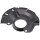 Brake disc splash plate made of sheet steel A.B.S. for KIA RIO and others