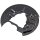 Splash plate Brake disc sheet steel Ø 300 mm A.B.S. for VW GOLF and others