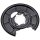 Splash plate Brake disc sheet steel Ø 304 mm A.B.S. for MERCEDES-BENZ A-CLASS