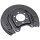 Brake disc splash plate Ø 290 mm A.B.S. for MITSUBISHI COLT and others