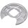 Splash plate Brake disc sheet steel Ø 386 mm A.B.S. for BMW 3 Series and others