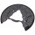 Splash plate Brake disc sheet steel Ø 301 mm A.B.S. for HYUNDAI i30 and others