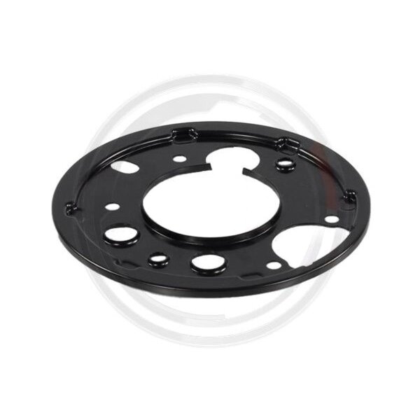 Brake disc splash plate made of sheet steel A.B.S. for various cars