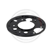 Brake disc splash plate made of sheet steel A.B.S. for...