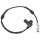 Wheel speed sensor passive sensor 500 mm cable A.B.S. for e.g. CITROËN ZX