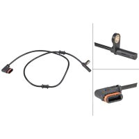 Wheel speed sensor active sensor 730 mm cable A.B.S. for...