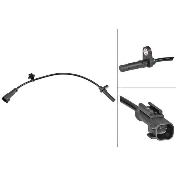 Sensor Raddrehzahl hinten A.B.S. für FORD TRANSIT V363 Bus