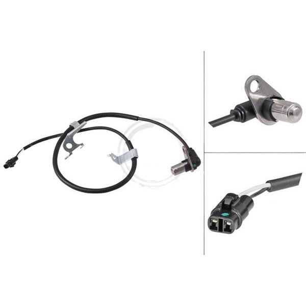 Wheel speed sensor passive sensor 710 mm cable A.B.S. for SUZUKI LIANA