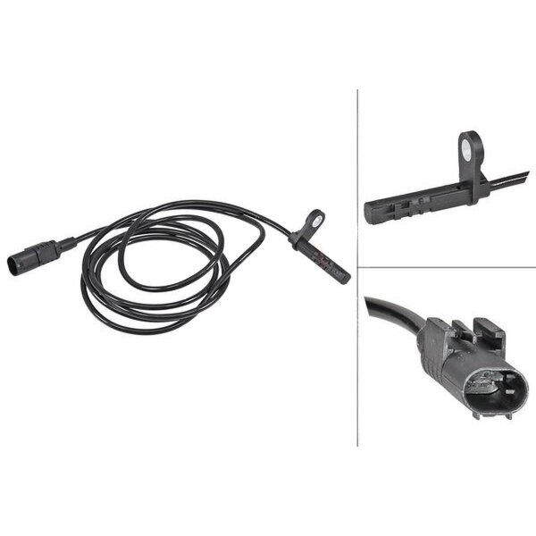 Wheel speed sensor active sensor 1,600 mm cable A.B.S. for MB SPRINTER