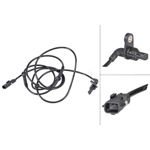 Wheel speed sensor active sensor 1.950 mm cable A.B.S. for DACIA LODGY