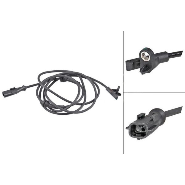 Wheel speed sensor active sensor 1.871 mm cable A.B.S. for RENAULT TWINGO