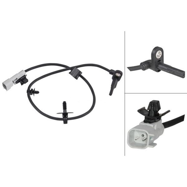 Sensor wheel speed active sensor 550 mm cable A.B.S. for e.g. OPEL MOKKA