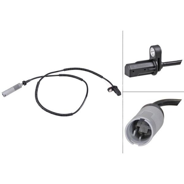 Sensor Raddrehzahl aktiver Sensor 870 mm Kabel A.B.S. für u.a. BMW 1er