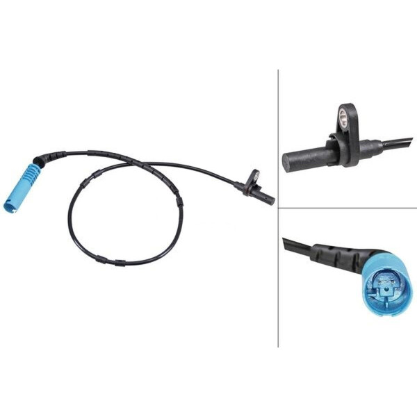 Wheel speed sensor active sensor 625 mm cable A.B.S. for BMW X3