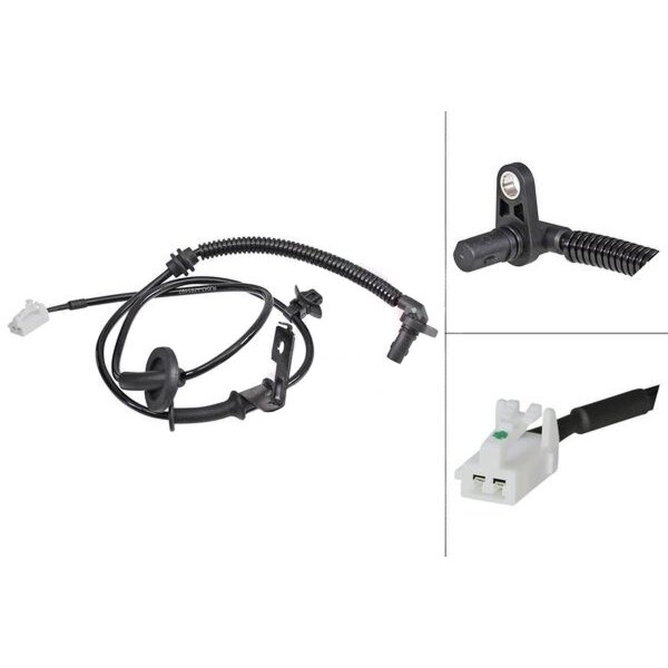 Sensor Raddrehzahl hinten links A.B.S. für ACCENT IV Stufenheck