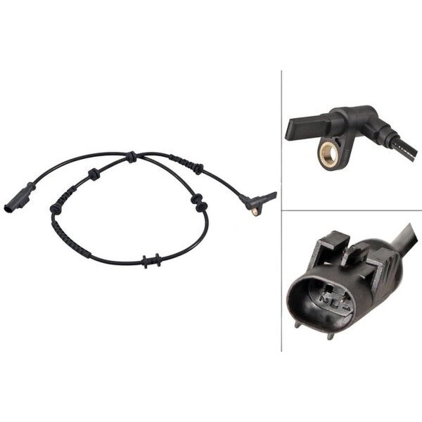 Sensor Raddrehzahl aktiver Sensor 910 mm Kabel A.B.S. für u.a. FIAT PANDA