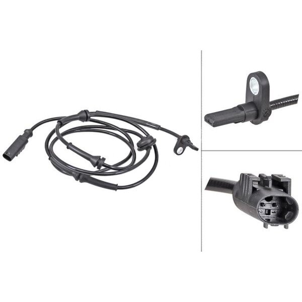 Wheel speed sensor active sensor 1.750 mm cable A.B.S. for FIAT PUNTO