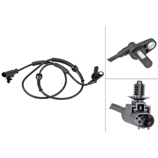 Wheel speed sensor active sensor 915 mm cable A.B.S. for e.g. LADA NIVA