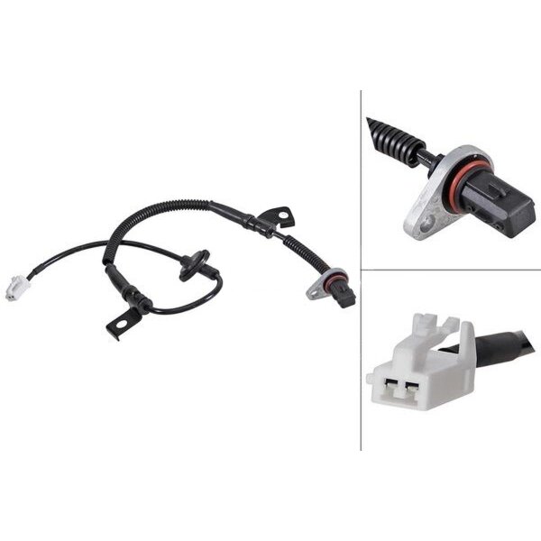 Wheel speed sensor active sensor 670 mm cable A.B.S. for KIA OPIRUS