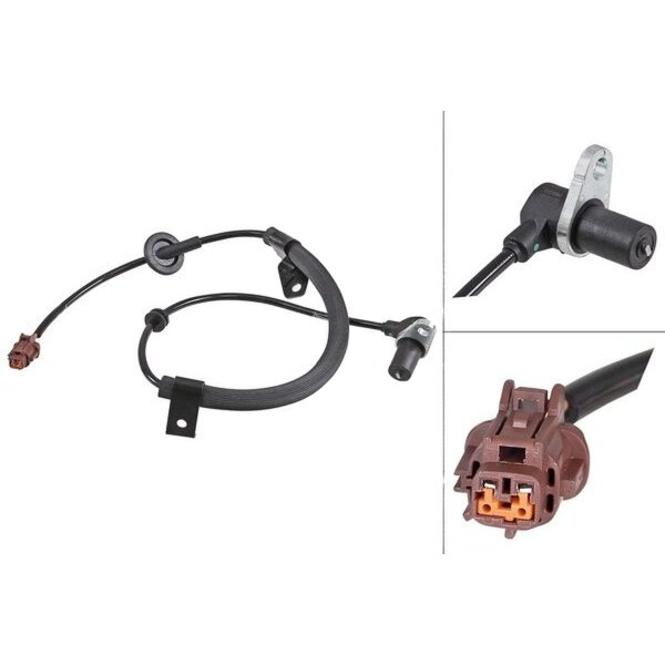 Sensor Raddrehzahl passiver Sensor 855 mm Kabel A.B.S. für NISSAN ALMERA