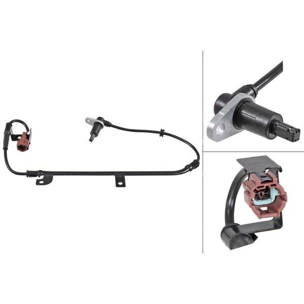 Sensor Raddrehzahl passiver Sensor 790 mm Kabel A.B.S. für NISSAN ALMERA
