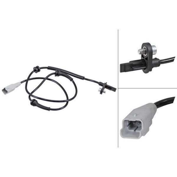 Sensor Raddrehzahl aktiver Sensor 920 mm Kabel A.B.S. für u.a. PEUGEOT PARTNER