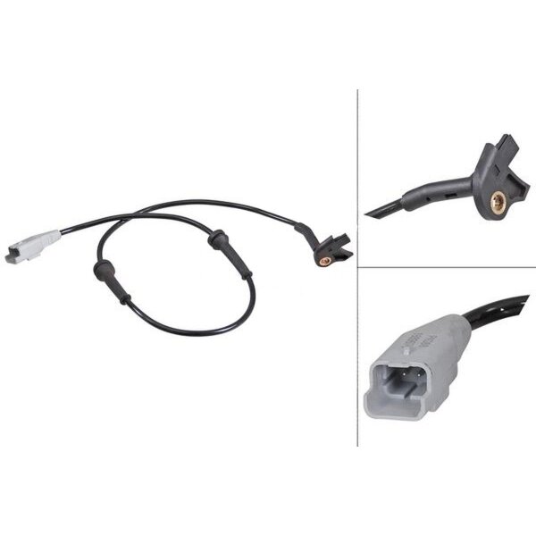 Sensor Raddrehzahl aktiver Sensor 610 mm Kabel A.B.S. für u.a. PEUGEOT PARTNER