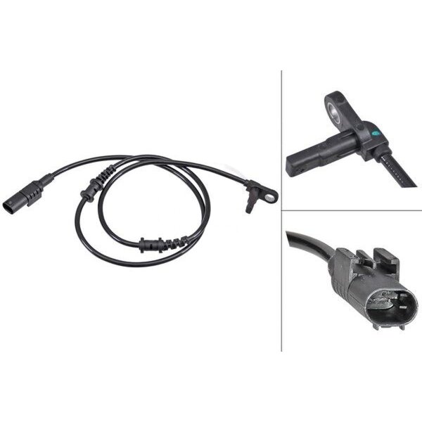 Sensor Raddrehzahl aktiver Sensor 855 mm Kabel A.B.S. für u.a. MB SPRINTER