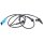 Wheel speed sensor active sensor 1.170 mm cable A.B.S. for PEUGEOT 508