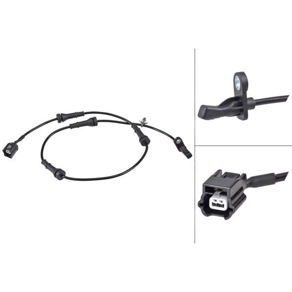 Sensor Raddrehzahl aktiver Sensor 860 mm Kabel A.B.S. für NISSAN JUKE