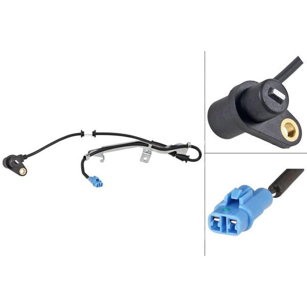 Wheel speed sensor passive sensor 605 mm cable A.B.S. for SUZUKI ALTO