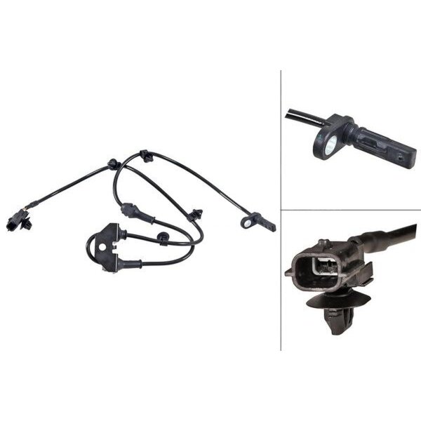 Sensor Raddrehzahl aktiver Sensor 870 mm Kabel A.B.S. für SUZUKI SWIFT