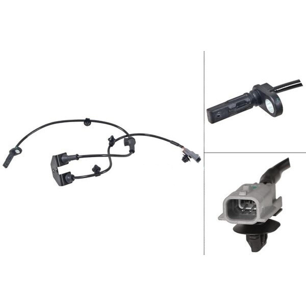 Wheel speed sensor active sensor 870 mm cable A.B.S. for SUZUKI SWIFT